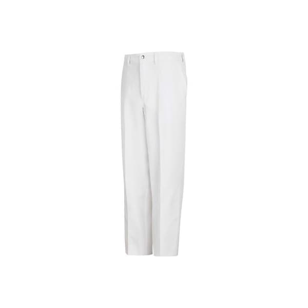 Chef Designs Cook Pants, White, Polyester/Cotton, 44" x 36"